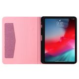  Dành cho iPad Pro 11 (2020) TPU lật ngang TPU + Vỏ máy tính bảng bảo vệ bằng da PU với clip thẻ tên (Rose Red) 