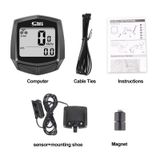  Sunding SD-581A Xe đạp Máy tính có dây Máy đo tốc độ Máy đo tốc độ Xe đạp Xe đạp không thấm nước Đồng hồ bấm giờ 