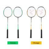  REGAIL 8019 Vợt cầu lông bền carbon 2 in1 có túi tote (Cam) 