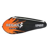  REGAIL 8019 Vợt cầu lông bền carbon 2 in1 có túi tote (Cam) 