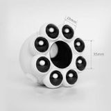  Máy mát xa vai và cổ bạch tuộc nhỏ Máy mát xa cổ tử cung bằng máy nén nóng gia đình đa chức năng (Màu hồng) 