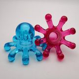  Máy mát xa toàn thân bằng nhựa 3 CÁI Mini Máy mát xa chân bạch tuộc (Màu ngẫu nhiên) 