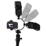  Giá đỡ đèn flash loại C cho máy ảnh DSLR 