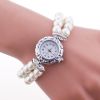  DENTON SIDPEGA Women Pearl Quartz Bracelet Watch (TRẮNG) 