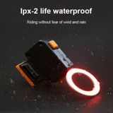  Đa chế độ chiếu sáng Đèn xe đạp USB Sạc đèn LED Đèn flash cho xe đạp Đèn hậu cho xe đạp leo núi Cột ghế ngồi xe đạp (Màu) 