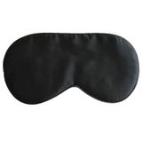 2 PCS Pure Silk Sleep Rest Eye Mask Padded Shade Cover Travel Relax Aid Blindfolds (Đen) 