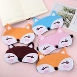  Mặt nạ ngủ Cute Fox 3D Rest Travel Sleeping Cover Sleep Ice Mask (Hồng) 