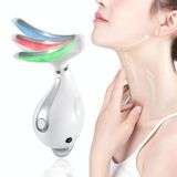  Máy mát xa cổ bằng điện Dolphin Xóa nếp nhăn Máy rung cầm tay Dụng cụ làm đẹp massage mặt cổ (Trắng ngọc trai) 
