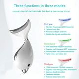  Máy mát xa cổ bằng điện Dolphin Xóa nếp nhăn Máy rung cầm tay Dụng cụ làm đẹp massage mặt cổ (Trắng ngọc trai) 