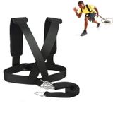  Đai tập luyện chống lực cản Đai tập thể dục tốc độ Dây đai tập thể dục chịu trọng lượng, Kiểu dáng: Nâng cấp (Đen) 