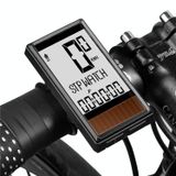  WEST BIKING Mã năng lượng mặt trời không dây Bảng Xe đạp leo núi Mã ký tự lớn Bảng Năm ngôn ngữ Máy đo tốc độ không thấm nước 
