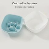  Chó và Mèo chống sặc ăn Nước Treo Bowl Creative nhựa Pet Bowl, Kiểu: Chống sặc (Blue) 