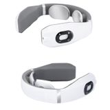  Máy mát xa đốt sống cổ Sạc xung điện thông minh Dụng cụ vật lý trị liệu Rung điện từ Bảo vệ cổ, Màu sắc: Đỏ 