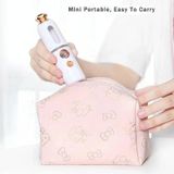  Máy xông hơi mặt Nano Phun nước Dụng cụ bổ sung nước Máy phun lạnh cầm tay Sạc máy làm đẹp Dụng cụ phun cồn tự động, Kiểu dáng: Vương miện (Hồng) 