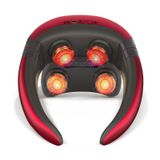  Máy mát xa xung cổ bốn đầu Vai và Cổ (Đỏ) 