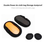  1 đôi Thảm trượt hình bầu dục cho thể dục / Yoga, Kích thước: 23 x 15cm (Đỏ) 