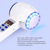  Thiết bị chăm sóc da mặt Nóng lạnh Búa lạnh Liệu pháp điều trị mụn Blue Photon Máy mát xa nâng cơ trẻ hóa da mặt 