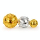  1 cặp Bóng massage từ tính Thư giãn cơ ngón tay Plantar Áp lực massage Ball, Kích thước: 4.7cm (Bạc) 