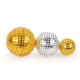  1 cặp Bóng massage từ tính Thư giãn cơ ngón tay Plantar Áp lực massage Ball, Kích thước: 5.6cm (Bạc) 