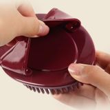  Five Lines of Meridian Brush Body Massage Brush Massage (Đỏ đậm) 
