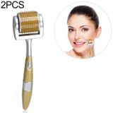  2 PCS ZGTS192 Hợp kim Titanium Microneedle Dụng cụ lăn sửa chữa khuôn mặt Nano, Đặc điểm kỹ thuật: 1.0MM 