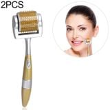  2 PCS ZGTS192 Hợp kim Titanium Microneedle Dụng cụ lăn sửa chữa khuôn mặt Nano, Đặc điểm kỹ thuật: 2.0MM 