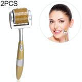  2 PCS ZGTS192 Hợp kim Titan Dụng cụ sửa chữa khuôn mặt Nano Roller, Đặc điểm kỹ thuật: 2.5MM 