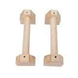  Thanh song song đơn bằng gỗ Upside Down Chân đế chống đẩy, Kích thước: 50cm 