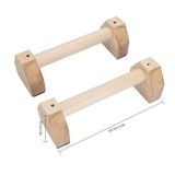  Thanh song song đơn bằng gỗ Upside Down Chân đế chống đẩy, Kích thước: 50cm 