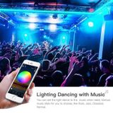  10M 600 LEDs Bluetooth Suit Smart Music Sound Control Light Strip Non-waterproof 5050 RGB Colorful Atmosphere LED Light Strip With 24-Keys Remote Control(EU Plug) 