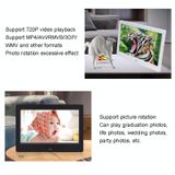  Khung ảnh số Aturos LED DPF-706 7 inch Digital Photo Frame có thể làm banner quảng cáo, Phích cắm EU (Màu trắng) 