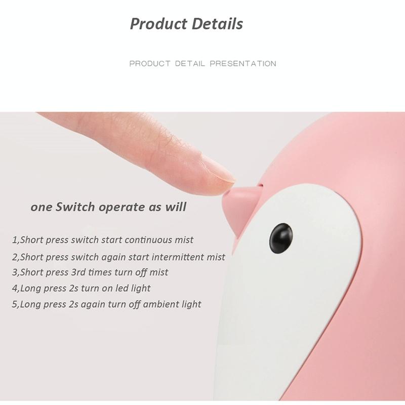 Humidificador Pingüino - Aire Fresco y Ambiente Relajante - HUMIDIFICADOR PINGÜINO