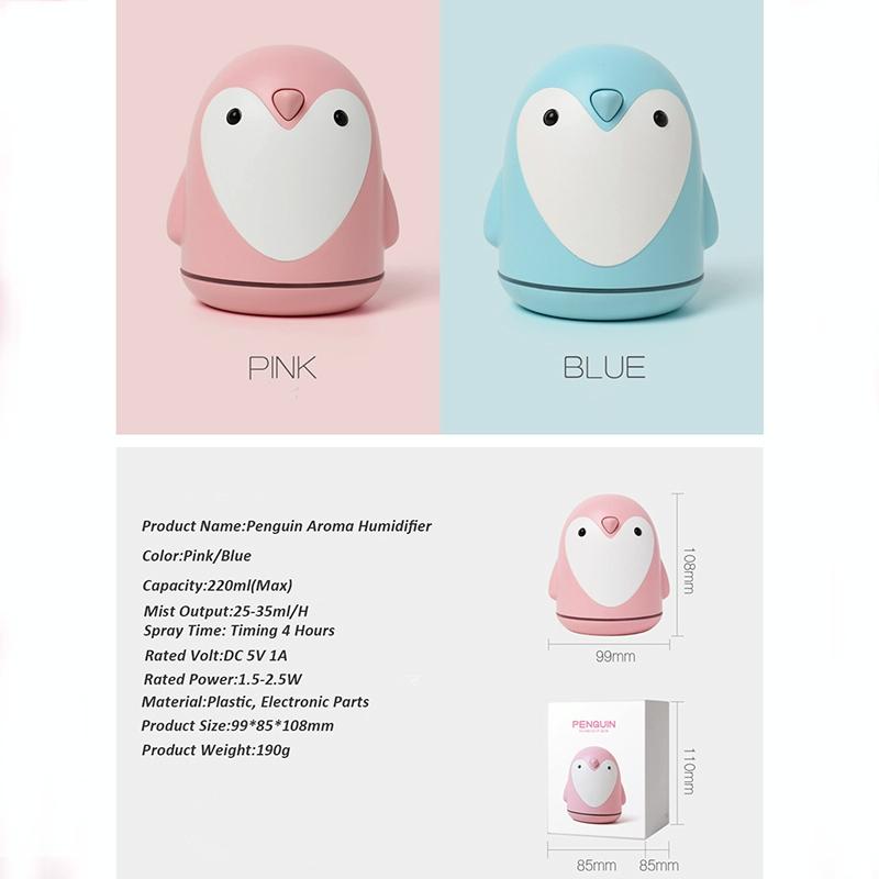 Humidificador Pingüino - Aire Fresco y Ambiente Relajante - HUMIDIFICADOR PINGÜINO