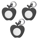  3PCS cho AirTag Tracking Anti-Lost Locator Case Case Apple Version (Đen) 