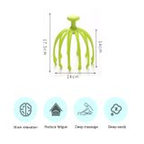  Đầu bằng tay Massage Claw Hạt từ tính Công cụ giải nén văn phòng sáng tạo (Xanh lam) 