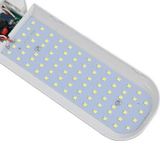  Bóng đèn gia đình gập gọn 60W 5 lá 235 LEDs SMD 2835, AC 165-265V (E27 ánh sáng trắng lạnh) 