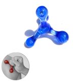  Frog Type Massager Manual Balance Four Ball Massager Waist Massage Ball, Color: Four-ball Blue 