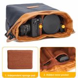  S.C.Cotton Camera Lens Protection Túi bảo vệ Túi lót Túi lưu trữ máy ảnh chống thấm nước, Kích thước: L (màu xanh) 