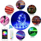  15M 450 LEDs Bluetooth Suit Smart Music Sound Control Light Strip Waterproof 5050 RGB Colorful Atmosphere LED Light Strip With 24-Keys Remote Control(EU Plug) 