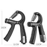  2 PCS 5-60kg Thiết bị luyện tập sức bền ngón tay có thể điều chỉnh được 5-60kg Đếm ngón tay (Đen) 