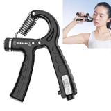  2 PCS 5-60kg Thiết bị luyện tập sức bền ngón tay có thể điều chỉnh được 5-60kg Đếm ngón tay (Đen) 