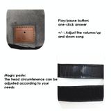  Mặt nạ mắt thông minh Bluetooth có thể tháo rời VG014 Du lịch Nap Music Sleep Mask (Xám) 