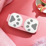  USB thông minh có thể sạc lại sưởi ấm Đai massage eo tử cung Rung và Nén nóng Bộ bảo vệ eo 