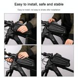  WHEEL UP Vỏ cứng Túi đi xe đạp Túi trước Xe đạp leo núi Điện thoại di động Màn hình cảm ứng Túi ống Thiết bị cưỡi (Mô hình phản chiếu nhiều màu sắc) 