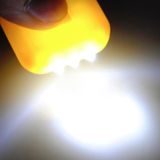  4 CÁI vô định hình Silicon năng lượng mặt trời LED Móc khóa di động Ba đèn Đèn pin mini, Giao hàng màu ngẫu nhiên 