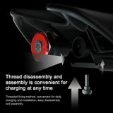  MEROCA MX2 Bộ cảm biến thông minh Đèn hậu Phanh Đèn xe đạp leo núi Đèn USB Sạc đường Xe đạp đêm Đèn đuôi xe đạp, Màu sắc: Cài đặt đệm ghế Vàng Hồng 