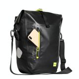  Ba lô xe đạp Rhinowalk Túi có kệ chống thấm nước đầy đủ Túi khung đơn 25L Túi đựng xe đạp du lịch đường dài (Xanh đen) 