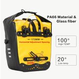  Xe đạp Rhinowalk Balo có kệ chống thấm nước hoàn toàn Túi đựng thiết bị đạp xe đường dài và trung bình (Màu vàng) 