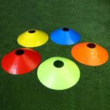  10 PCS Huấn luyện bóng đá Dấu hiệu Đĩa Hình nón Thiết bị huấn luyện bóng đá chướng ngại vật (Xanh huỳnh quang) 