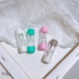  Hộp đi kèm kính áp tròng 10 PCS Hộp hai đầu RGP Kính cứng Hộp đựng Màu sắc ngẫu nhiên 